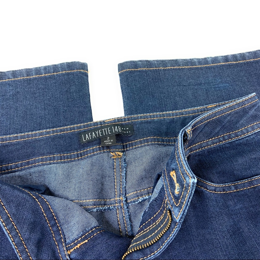 Lafayette 148 Flare Dark Wash Jean - Picture 3 of 7